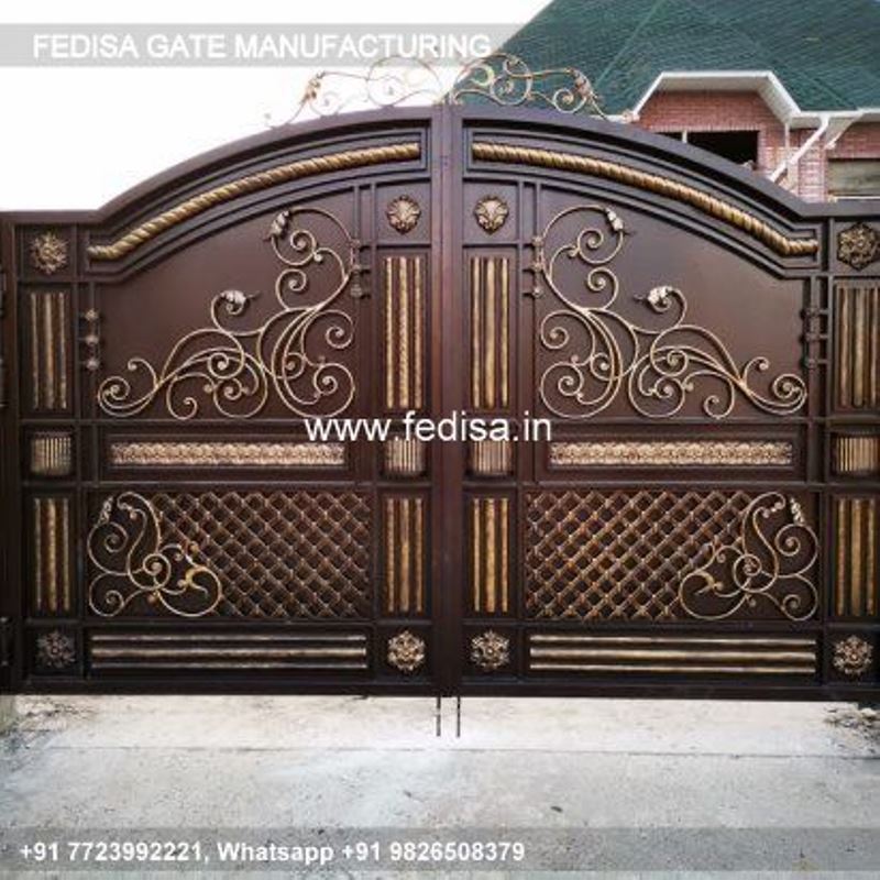 Gate Design Steel Gate Design Single Door Steel Gate Round Main Gate Design