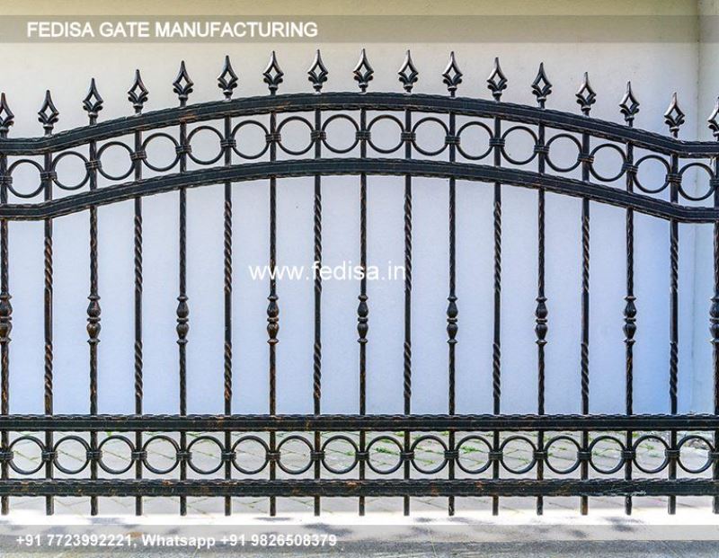 Iron Gate Design Simple Gate Design Front Gate Cement Design Contemporary Wooden Gates