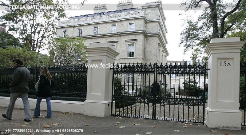 Main Gate Design Main Gate Design 3097 Main Gate Design With Cnc Cutting Front Boundary Wall Grill Design