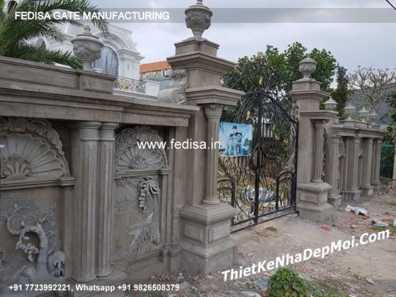 Gate Design Front Gate Design Gate Design With Wood Sliding Gate For Compound Wall