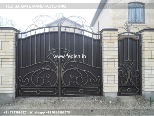 Gate Design Steel Gate Design Sliding Gate For Compound Wall Gate With Roof Design