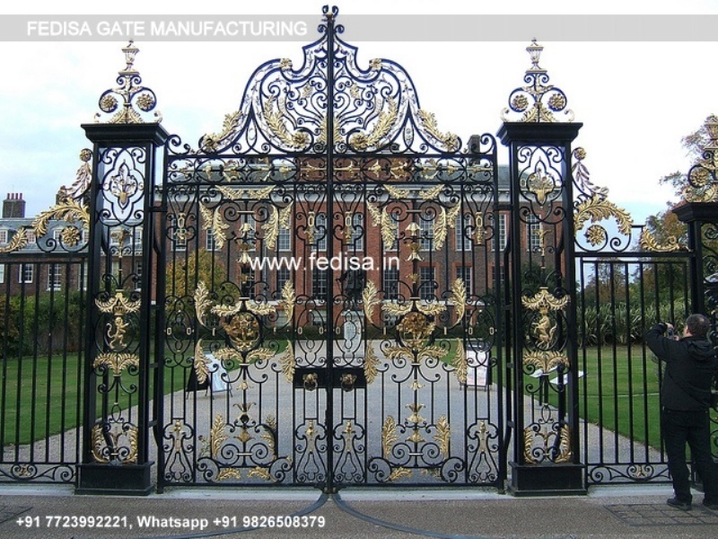 Iron Gate Design Sliding Gate Design House Front Gate Color Grill Fencing Design