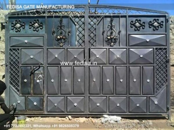 Main Gate Design Main Gate Design 3105 Sheet Metal Gate Design Mediterranean Gate Design