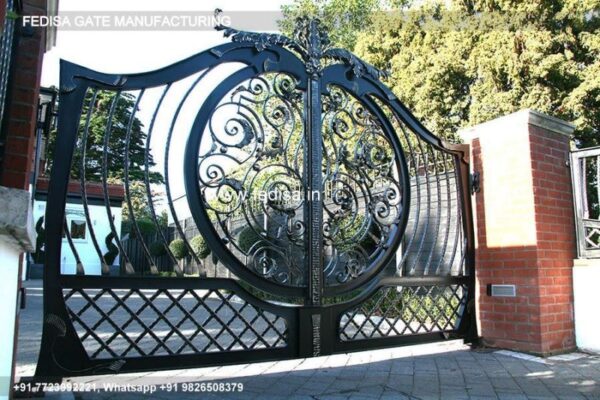 Iron Gate Design Front Gate Designs For Houses House Front Gate Pillar Design Front Boundary Gate Design