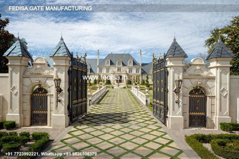 Iron Gate Design Sliding Gate Design Front Boundary Gate Design Metal Front Gate Design