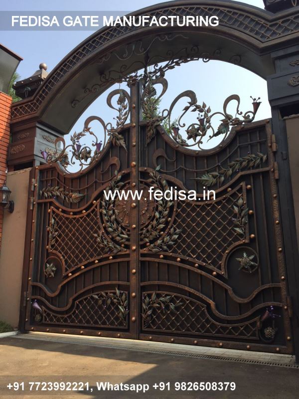 Gate Design Gate Color Main Gate Round Design Sliding Entrance Gate Design