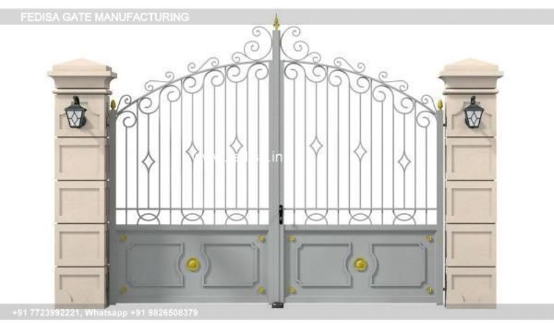 Main Gate Design Gate Design For Home Sliding Compound Gate Maharaja Gate Design