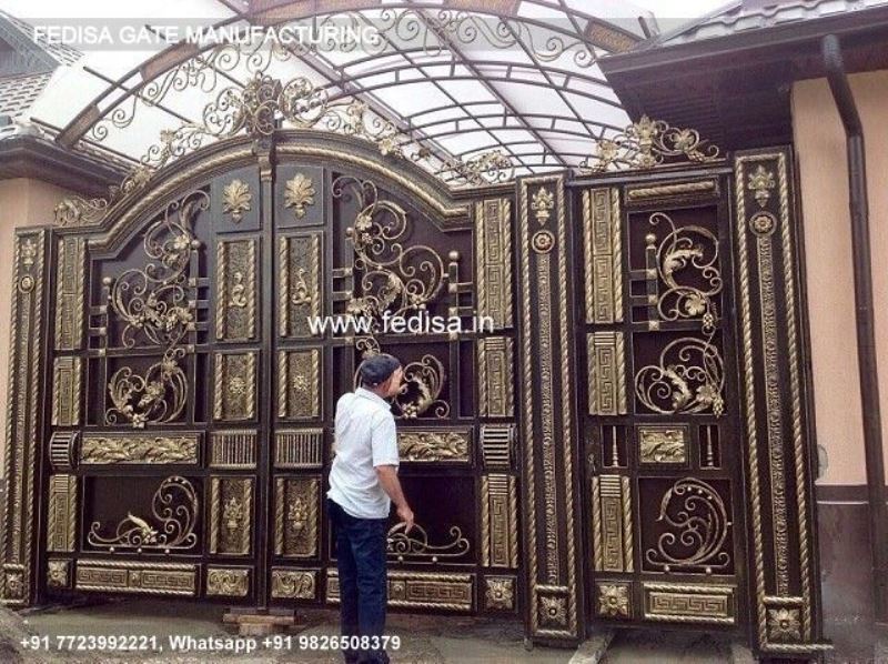 Iron Gate Design Sliding Gate Design Main Gate Entrance Design Round Gate Design