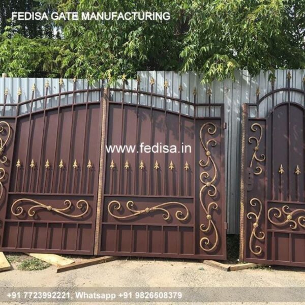 Gate Design Gate Color Compound Wall Pillar Design Loha Get Design