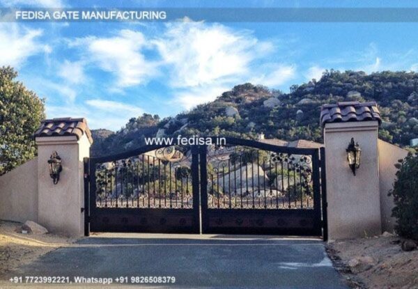 Iron Gate Design Safety Grill Gate Design For Main Door 14 Feet Gate Design Steel Single Gate Design