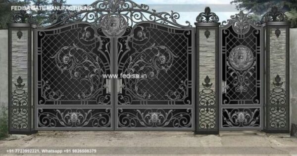 Iron Gate Design Sliding Gate Design Modern Fence Gate Mesh Gate Design