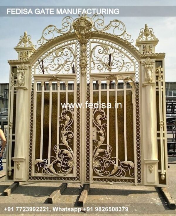 Iron Gate Design Sliding Gate Design Maharaja Gate Catalog Main Gate Boundary Wall Design