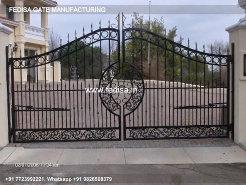 Gate Design Grill Gate Design Lohe Ke Gate Ke Color Black And Gold Gate Design