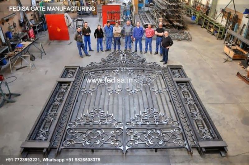 Iron Gate Design Sliding Gate Design Main Gate Ki Design Wrought Iron Design Catalog