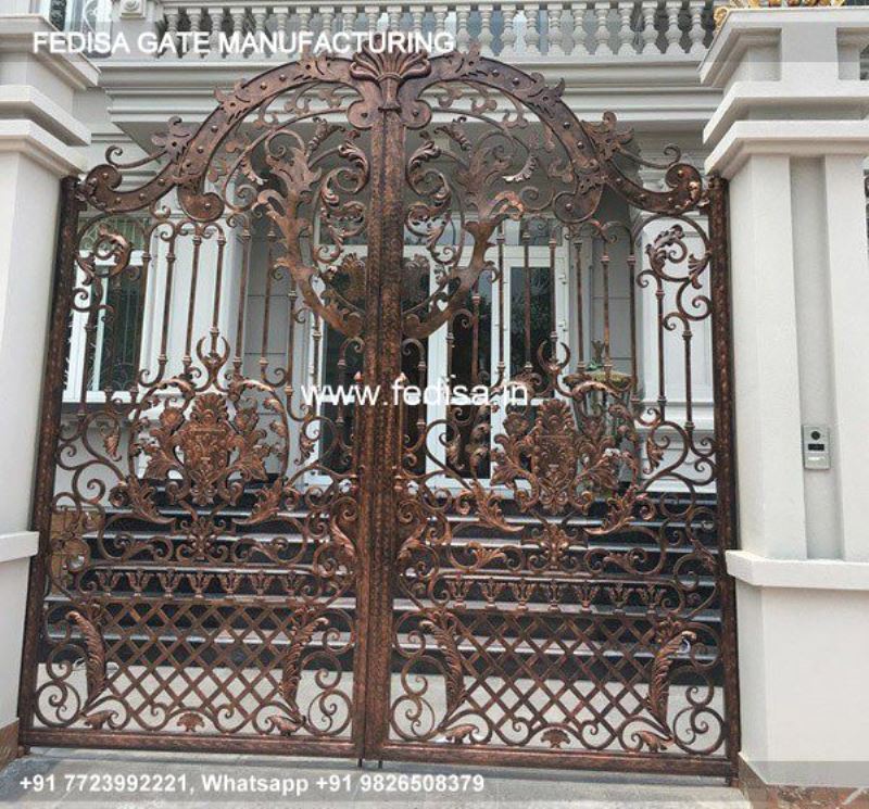 Iron Gate Design Safety Grill Gate Design For Main Door 13 Feet Gate Design Main Gate Sheet Design