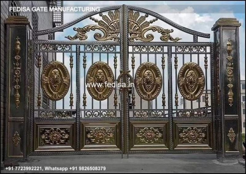 Iron Gate Design Sliding Gate Design Steel Railing Gate Design Lohe Ka Room Gate