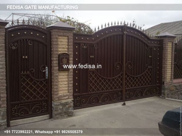 Iron Gate Design Sliding Gate Design Main Gate Design 8 Feet Lakadi Ka Gate Ka Design
