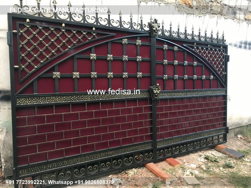 Main Gate Design Modern Gate Design Laser Cutting Main Door Design Steel Gate Color