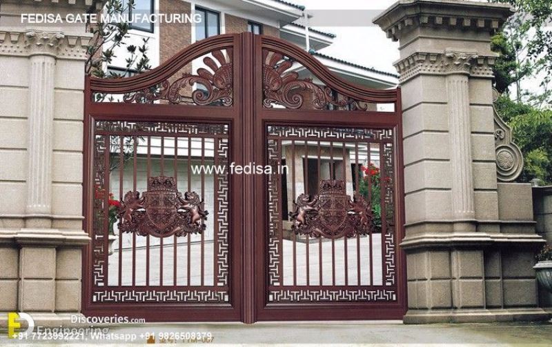 Iron Gate Design Simple Gate Design Sliding Steel Gate Design For Home Compound Wall Main Gate