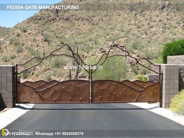 Gate Design Gate Color Gate Design Laser Cutting Four Fold Main Gate Design
