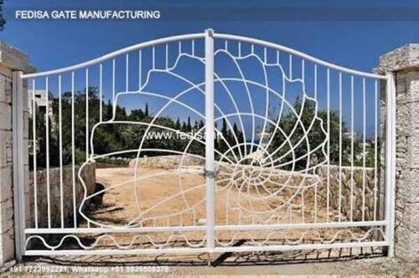 Iron Gate Design Safety Grill Gate Design For Main Door Laser Cutting Compound Gate Steel Gate Laser Cutting Design