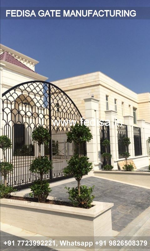 Iron Gate Design Simple Gate Design Gate Slope Design Main Gate Granite Design