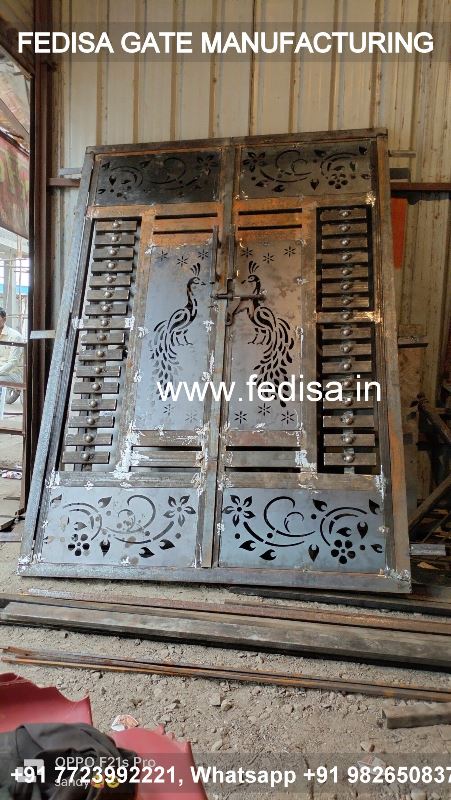 Iron Gate Design Front Gate Designs For Houses Iron Gate Design Double Door Lohe Ke Pipe Gate Design