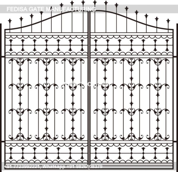 Main Gate Design Gate Design For Home Iron Compound Wall Paint Gate Design