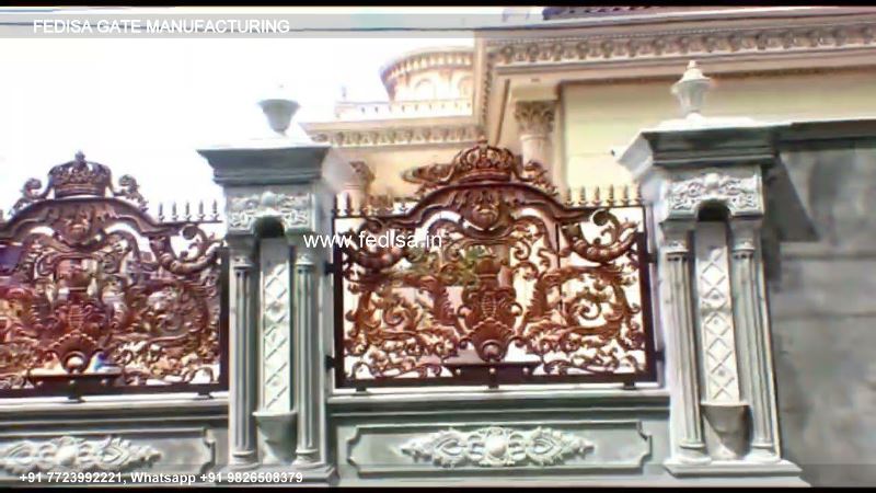 Iron Gate Design Sliding Gate Design Round Main Gate Design Gate Design 6 Feet
