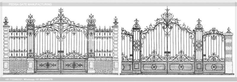 Gate Design Gate Color Cnc Laser Cutting Gate Design Front Door Security Gate Designs