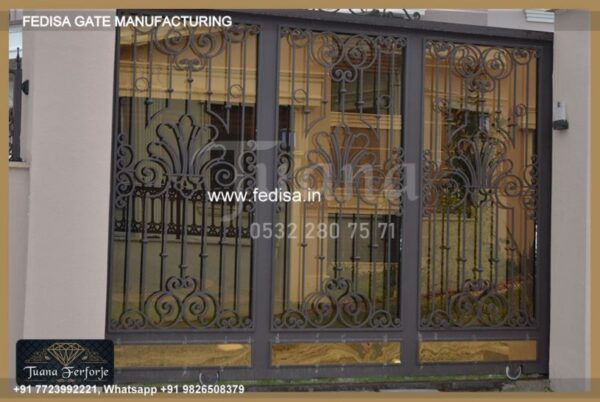 Iron Gate Design Safety Grill Gate Design For Main Door Front Gate Design Iron Pipe Wood Gate Color Design