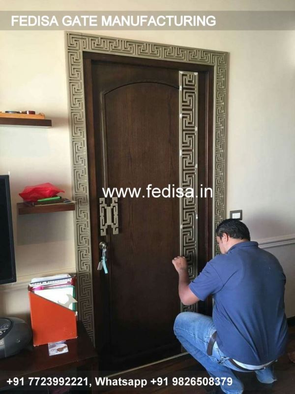 Iron Gate Design Simple Gate Design Double Main Gate Design Sliding Gate With Wicket Gate