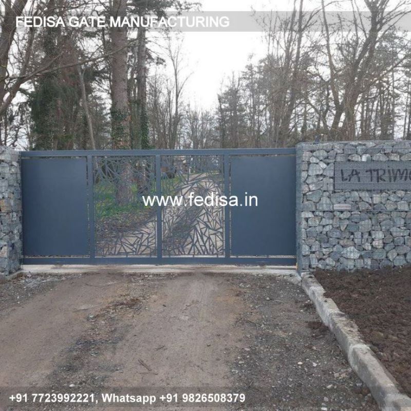 Gate Design Steel Gate Design Boundary Wall Pillar Design Modern Fence And Gate Design