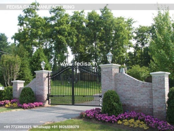 Iron Gate Design Safety Grill Gate Design For Main Door Steel Gate Ki Design Curved Sliding Gate Design