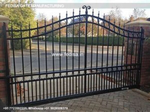 Iron Gate Design Safety Grill Gate Design For Main Door Top Gate Design Home Gate Pillar Design