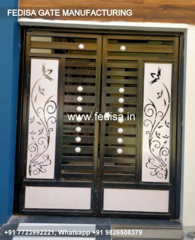 Iron Gate Design Safety Grill Gate Design For Main Door Dwar Parda Design Laser Cutting Steel Gate