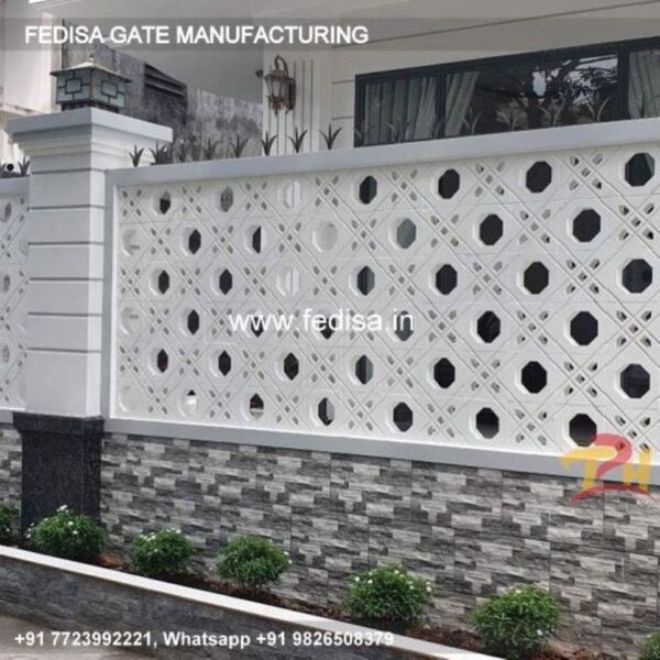 Gate Design Front Gate Design Gate Design With Boundary Wall Industrial Entrance Gate Design