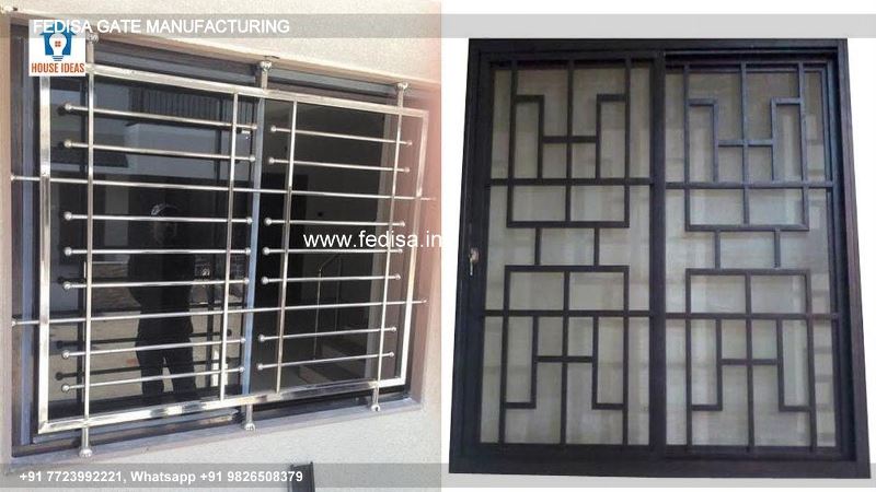 Gate Design Gate Color Steel Boundary Wall Railing Design Revolving Gate Design