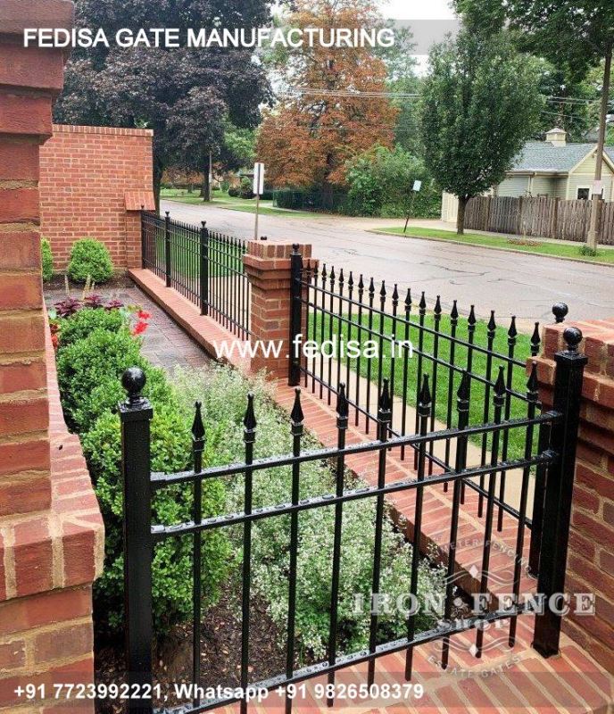 Iron Gate Design Safety Grill Gate Design For Main Door Wrought Iron Main Gate Modern Metal And Wood Fence
