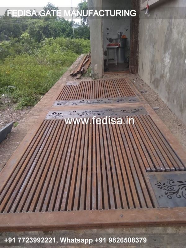 Gate Design Steel Gate Design Light Weight Iron Main Gate Design Square Pipe Grill Gate Design