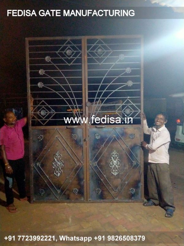 Iron Gate Design Sliding Gate Design Gate Ke Uper Ka Design Geometric Gate Design