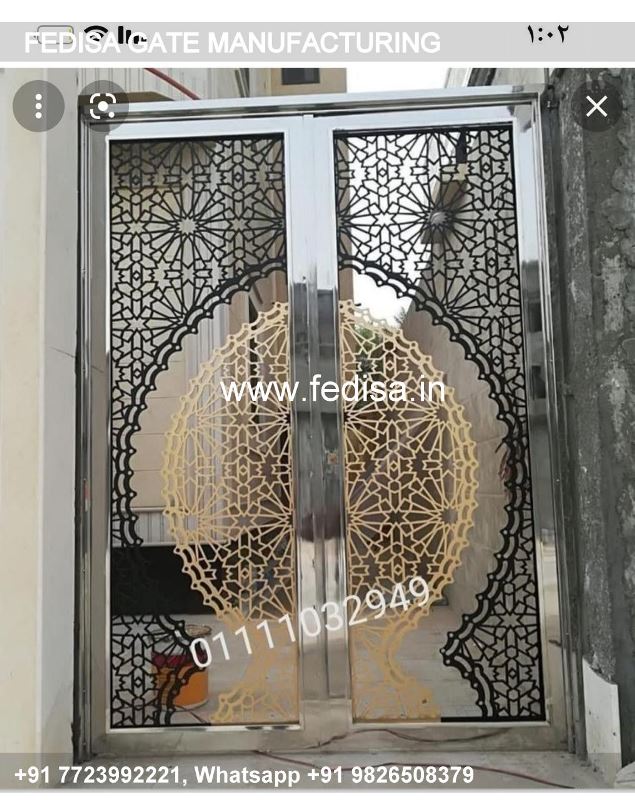 Iron Gate Design Safety Grill Gate Design For Main Door Stainless Steel Gate Design For Flats Entrance Steel Gate Design