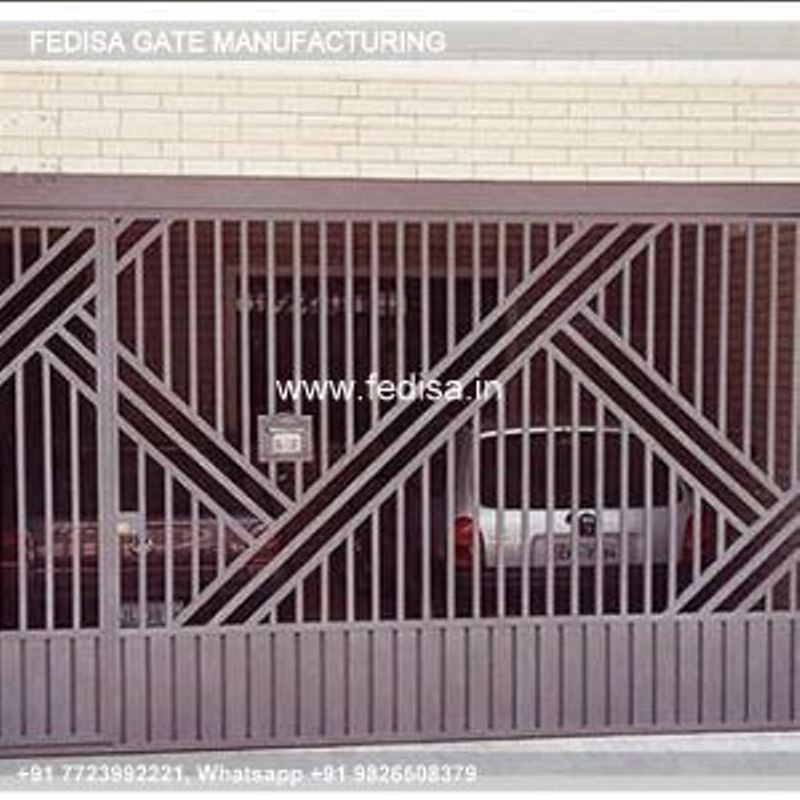 Iron Gate Design Safety Grill Gate Design For Main Door Boundary Wall Design With Gate Compound Wall Gate