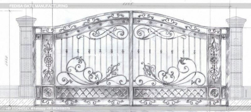 Main Gate Design Gate Design For Home Iron Gate Design Catalog Wrought Iron Gate Designs