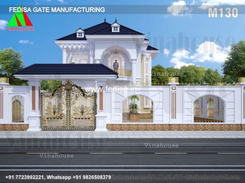Iron Gate Design Simple Gate Design Single Pipe Gate Design House Main Gate Color