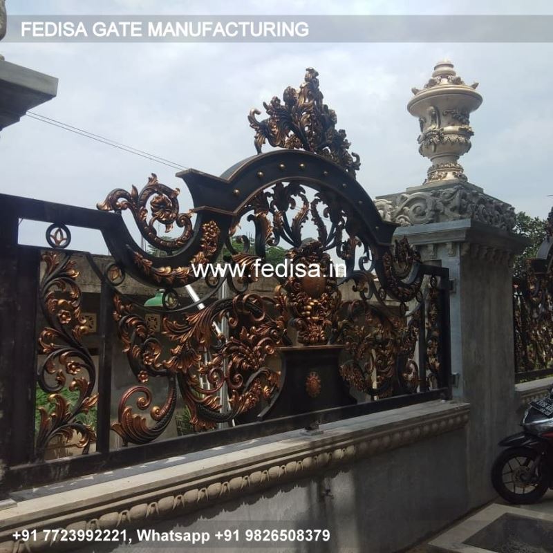 Iron Gate Design Sliding Gate Design Mesh Gate Design Decorative Laser Cutting Gate Design