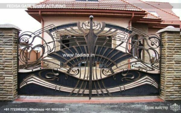 Iron Gate Design Safety Grill Gate Design For Main Door Modern Folding Gate Design Laser Cutting Main Gate Design