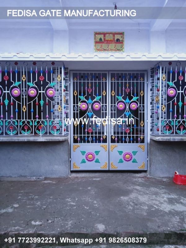Gate Design Grill Gate Design Pillar Design For Main Gate Boundary Wall Iron Grill Design