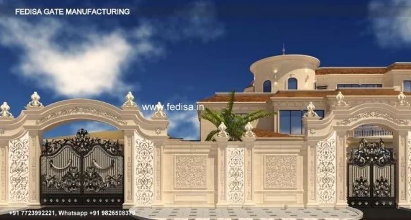 Main Gate Design House Gate Design Gate Boundary Design Contemporary Garden Gate