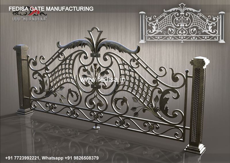 Gate Design Gate Color Double Door Gate Design Iron Steel And Iron Mix Gate Design